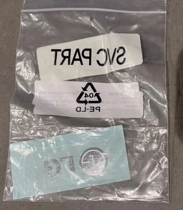 MFT62346511 LG Appliance Logo Name Plate Sticker OEM - Picture 1 of 2