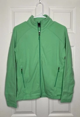 Marmot Women’s Rocklin Full Zip Fleece Jacket Double Mint Green Medium New - Image 1 of 4