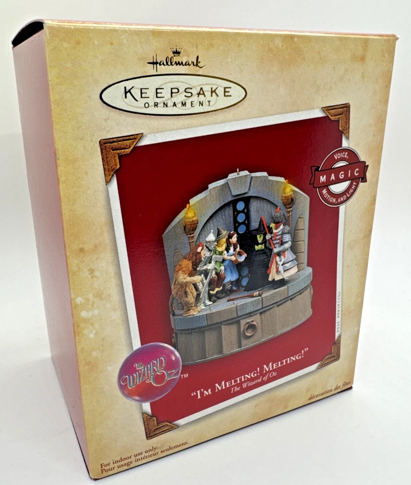 Hallmark Wizard of Oz Im Melting 2004 Ornament - QXI4024