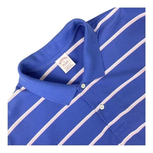 Polo Brooks Brothers 1818 Performance SS Ajuste Original Para Hombre XL Azul Rosa DE COLECCIÓN - Imagen 1 de 16