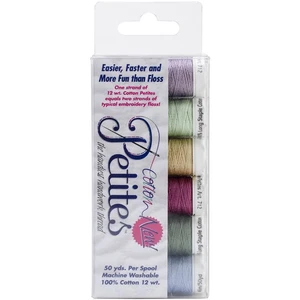 Sulky  Sampler 12wt Cotton Petites 6/Pkg-Rosewood Manor Assortment - Picture 1 of 1