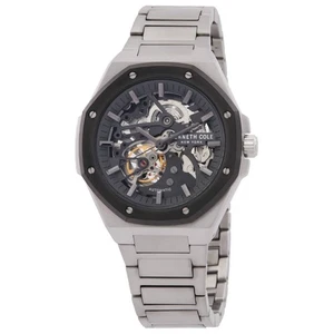 Kenneth Cole New York Automatic Skeleton Octagonal Men's Watch KCWGY0058903 - Picture 1 of 3