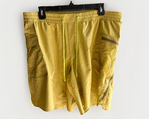 Lululemon MENS Water Repellent Hiking Short 8" LM7AXXS Green SIZE XL - Picture 1 of 7