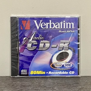 Audio CD-R Verbatim 80 min beschreibbare CD brandneu & versiegelt - Bild 1 von 5