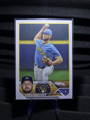 2023 Topps Series 1 Baseball. Adrian Houser #323 - Image 1 of 2