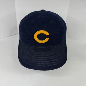Cappellino collegiale Ebbets Field Flannels lana marina tesa morbida regolabile taglia unica USA - Foto 1 di 10