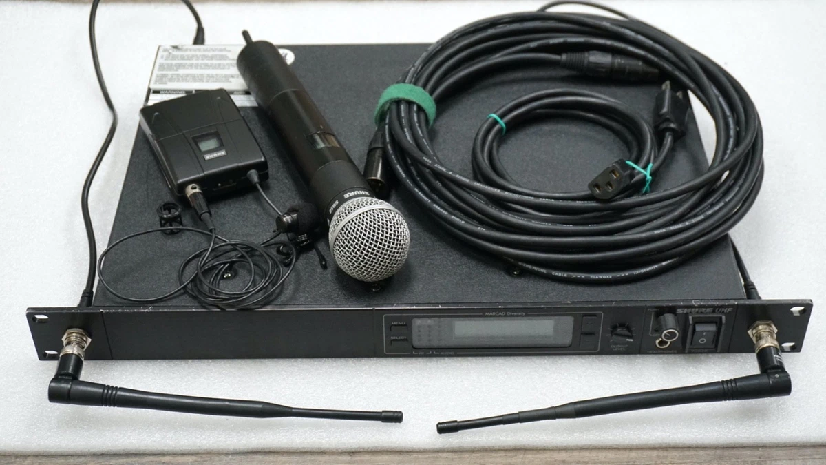 SHURE ワイヤレス受信機 U4D 1本, SHURE U2-JB 2本 SHURE ワイヤレス