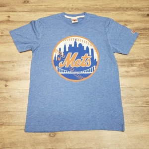 New York Mets Shirt Herren XS Blau MLB Baseball Grafik Kurzarm Tri Blend - Bild 1 von 7