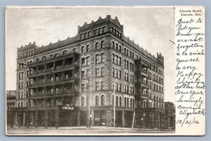 LINCOLN NE HOTEL ANTIQUE POSTCARD - Picture 1 of 2