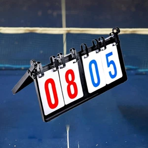 Tragbare Flip Anzeigetafel 4-stellige Tischanzeigetafel für Fußball Badminton - Bild 1 von 6