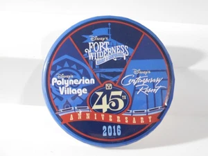 Disney Button - 45th Anniversary 2016 Fort Wilder., Polyn Village, Contemporary. - Picture 1 of 2