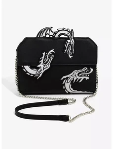 Danielle Nicole Game Of Thrones Daenerys Dragons Crossbody Bag Purse Clutch - Picture 1 of 15