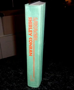 Vintage SAVAGES by Shirley Conran 1987 Thriller Adventure Fiction Hardcover - Imagen 1 de 6