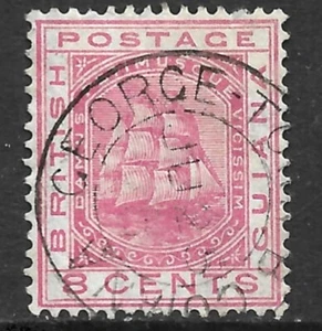 Guayana Británica Scott 76 SG #93 Sello de Colonia en muy buen estado usado 1876 - Imagen 1 de 2