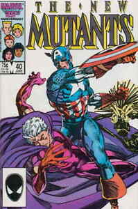New Mutants, The #40 VF/NM; Marvel | Captain America vs Magneto - we combine shi