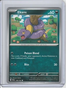 Ekans #100/162 Pokemon Temporal Forces Near Mint or Better - Picture 1 of 2