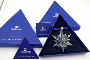 HÜBSCHE SWAROVSKI KRISTALL WEIHNACHTEN HÄNGENDE ORNAMENT SCHNEEFLOCKE 2006 VERPACKT 837613 - Bild 1 von 3