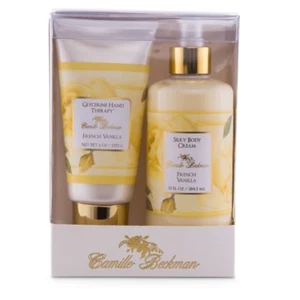 Camille Beckman Hand & Body Set Silky Body & Glycerine Hand Cream French Vanilla - Picture 1 of 1