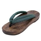 Herren Japanische Geta Clogs Flip Flops Zehen Sandalen Holz Slipper Schuhe Mode