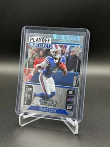 2024 Panini Contenders - James Cook Playoff Ticket /199 Buffalo Bills - Bild 1 von 2