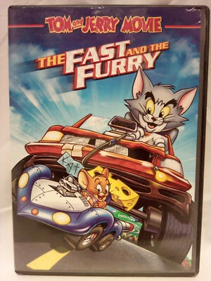 Tom and Jerry The Fast and the Furry DVD Kids and Family - Racing Theme Cartoon - Image 1 of 3
