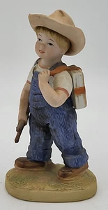 Homco Denim Days 1985 #1513 ""School Days"" Danny 3""x2""x5,5"" - usado - Imagen 1 de 7