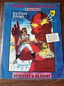 Vintage 1980 Dungeons and Dragons Tower Of Ulission Judges Guild - Picture 1 of 3