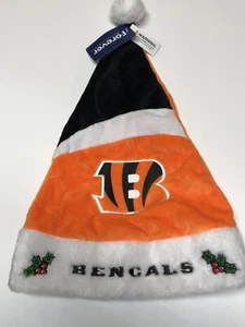 NFL Cincinnati Bengals Football Christmas 18" Santa Hat, Size Adult - Picture 1 of 4