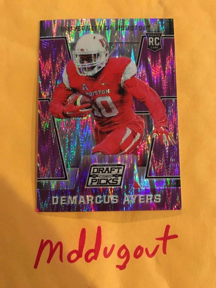 2016 PRIZM DRAFT PICKS PURPLE RC DEMARCUS AYERS #159 Houston Steelers 61/99 Made - Image 1 of 1