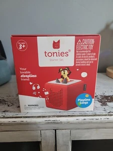 Juego de inicio de reproductor de audio Toniebox - rojo con MASCARILLA TONIE extra Pj  - Imagen 1 de 4