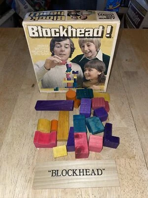 1975 BLOCKHEAD! Game PARKER BROTHERS Balancing Skill Complete ages 4+ - Image 1 of 4