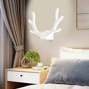 Modern LED Wall Sconce Creative Acrylic Antler Wall Lamp for Living Room Bedroom - Picture 1 of 12