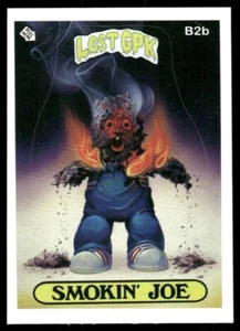 Smokin Joe Lost Garbage Pail Kids Sticker Card #B2b (NM) - Picture 1 of 2