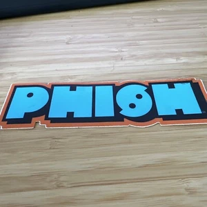 Phish Retro Blockbuchstabe Orange Türkis… Sommer 2023 Tour - Bild 1 von 2