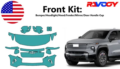 For Chevrolet Silverado EV LT 2025-2026 Front Paint Protection Film PreCut PPF  - Image 1 of 4