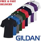 Heavy Cotton T Shirt Plain Short Sleeve Casual T-shirts Gildan Mens tee 5 Pack