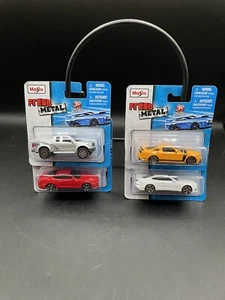 Maisto Fresh Metal Lot of  4 -  (3) Mustangs & (1) Ford Pickup - Picture 1 of 4