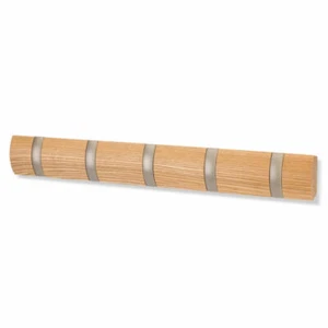 Umbra Furniture Flip 5 Garderobenhaken Garderoben Haken Kleiderhaken Natur 51 cm - Bild 1 von 1