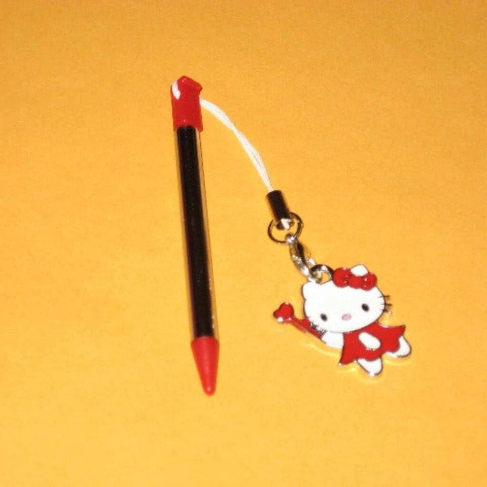 3DS Retractable Stylus Pen with Kitty Charm - Select Color - Image 1 of 1