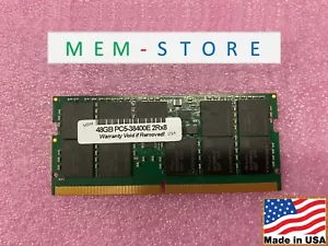 48GB DDR5-4800MHz ECC SODIMM RAM AXG1078102157/1 Compatible Replacement Memory - Picture 1 of 3