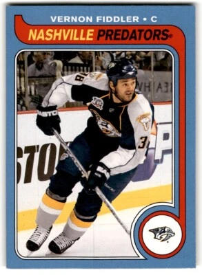 2008-09 O-Pee-Chee '79-80 Retro Vernon Fiddler #305 Nashville Predators - Image 1 of 2