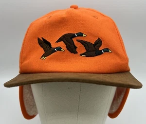 The Good Company Seager Flap Jack Hat Orange Cap Duck Sherpa Flaps - Picture 1 of 9