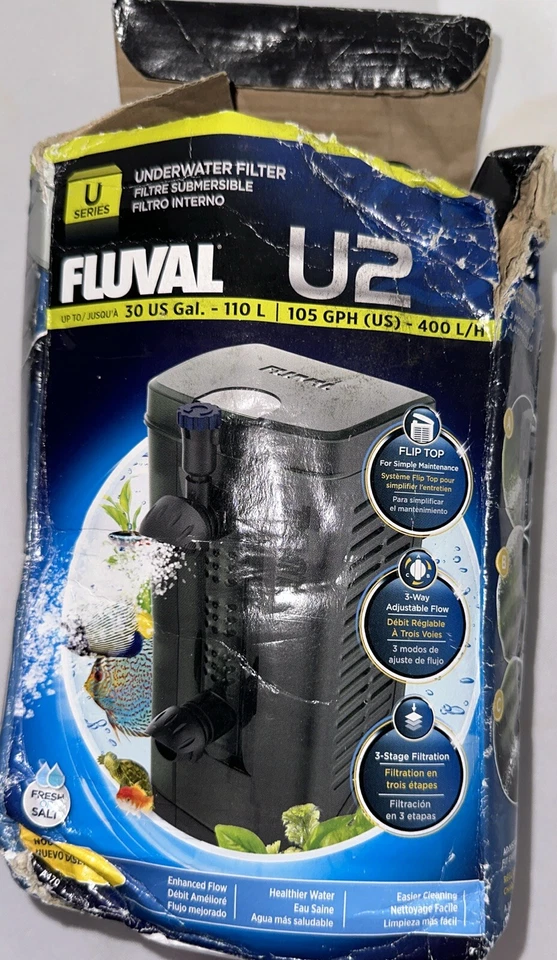 Fluval U Series Underwater Filter for Aquariums U2 - Image 1 of 3