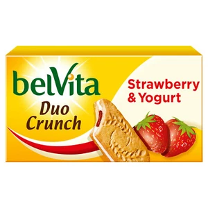 Belvita Breakfast Biscuits Duo Crunch Strawberry & Yogurt 3 x 253g - Picture 1 of 3