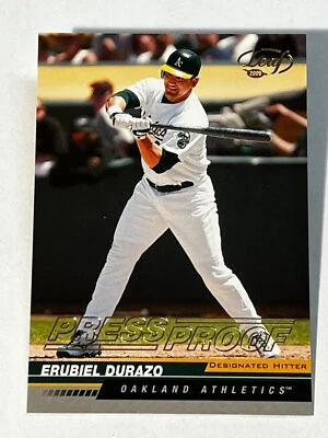 2004 Donruss / Leaf GOLD PROSPECT ROOKIE PRESS PROOF Erubiel Durazo 12/25 - Image 1 of 3