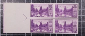 Scott 758 - 3 Cent Mt. Rainier NGAI Pfeil nach links 4er Block - SCV $ 3,10 - Bild 1 von 1