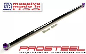 Massive Panhard Adjustable Bar Rod 82-02 F Body Camaro Firebird w Hardware Steel - Picture 1 of 5
