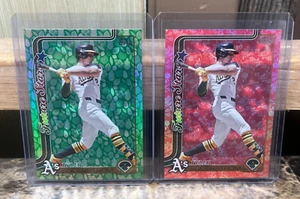 2025 Topps Series 1 Tyler Soderstrom #72 Holiday Easter Green & Pink /50 - Picture 1 of 3