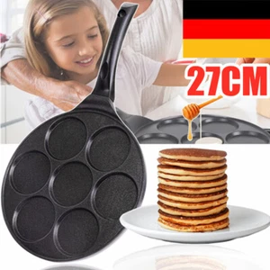 Pfannkuchenpfanne Eierpfanne Pancakes Pfanne Bratpfanne Liwanzenpfanne Ø 27 cm - Bild 1 von 15