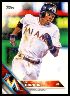 2016 Topps #147 Dee Gordon Miami Marlins - Image 1 of 2